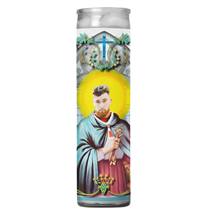 Travis Kelce Celebrity Prayer Candle - Kansas City Chiefs