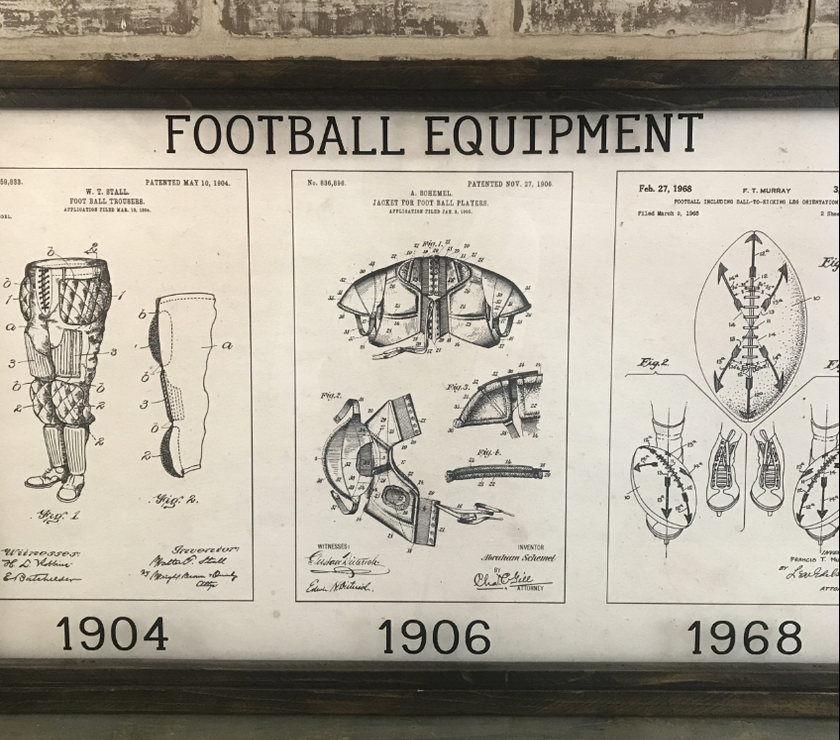 Vintage Football Patent Art
