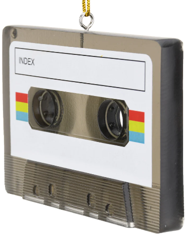 Retro Cassette Tape Ornament