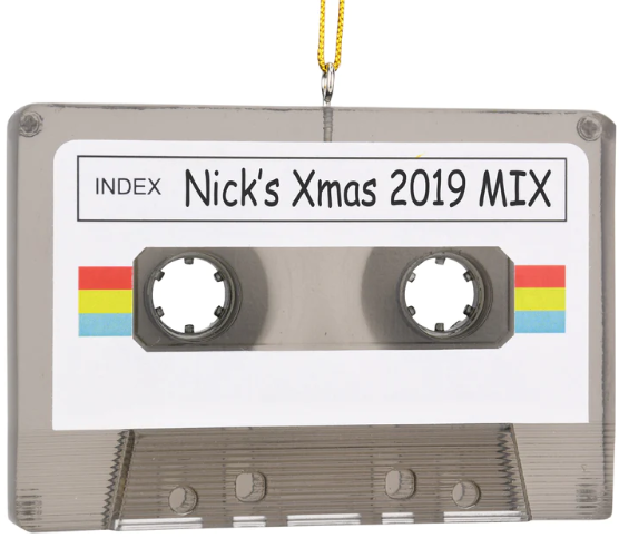 Retro Cassette Tape Ornament