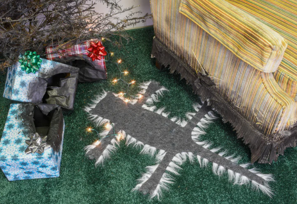 Fried Cat Light Up Rug