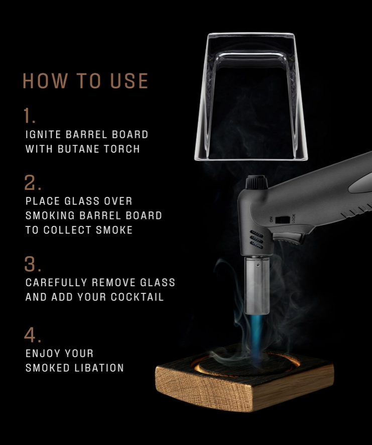 Alchemi Barrel Board Smoking Set