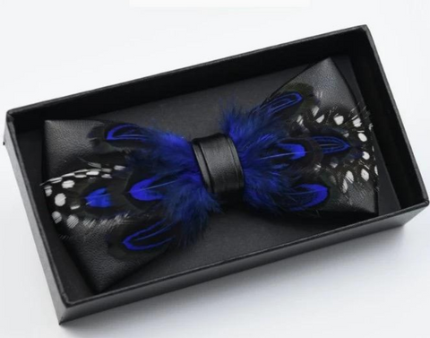 Hand Made Bow Tie W/ Brooch Pin Gift Box Set For Men