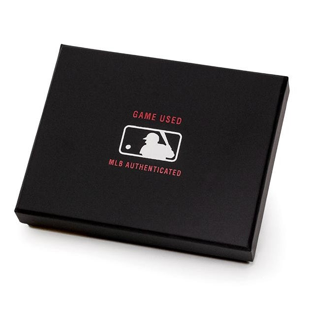 Black box with MLB Game Used and MLB Authenticated branding on a white background