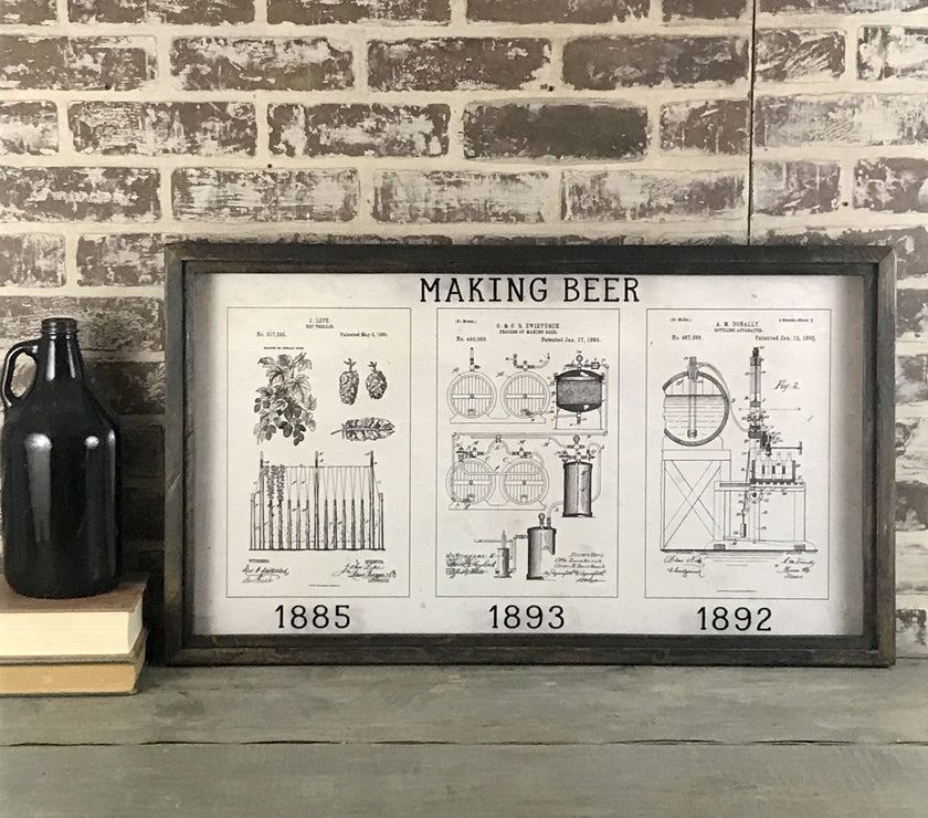 Beer Themed Patent Trio - Small