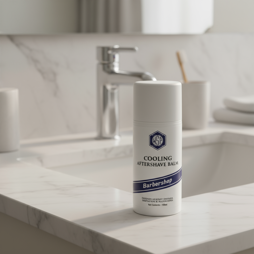 Cooling Aftershave Balm - Barbershop Scent | Wet Shaving Products