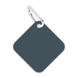 Customizable Blue-Grey Luggage Tag/Key Chain