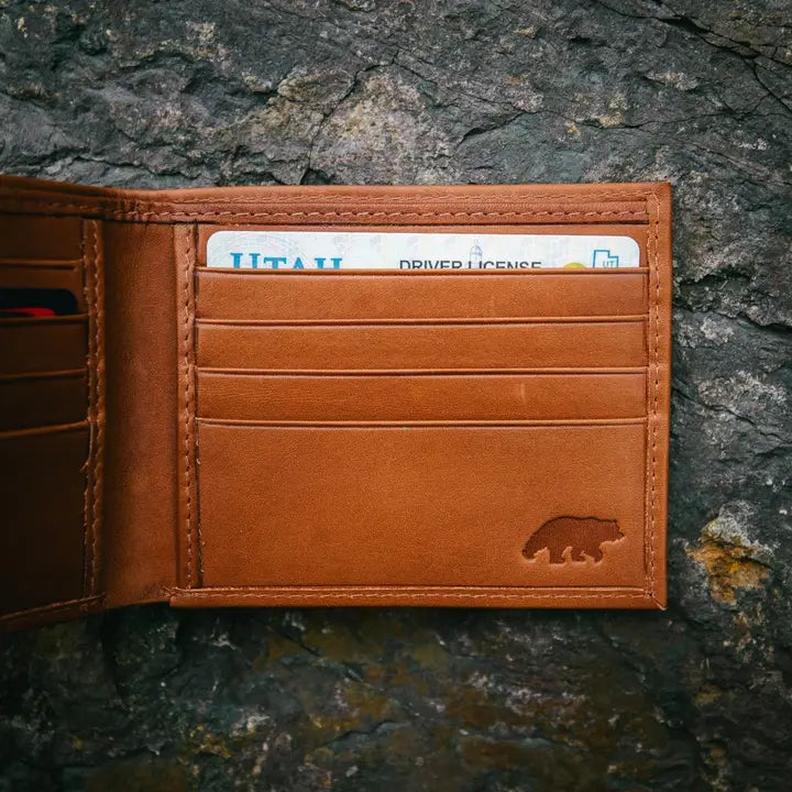 Slim RFID Bifold | Tan Wallet