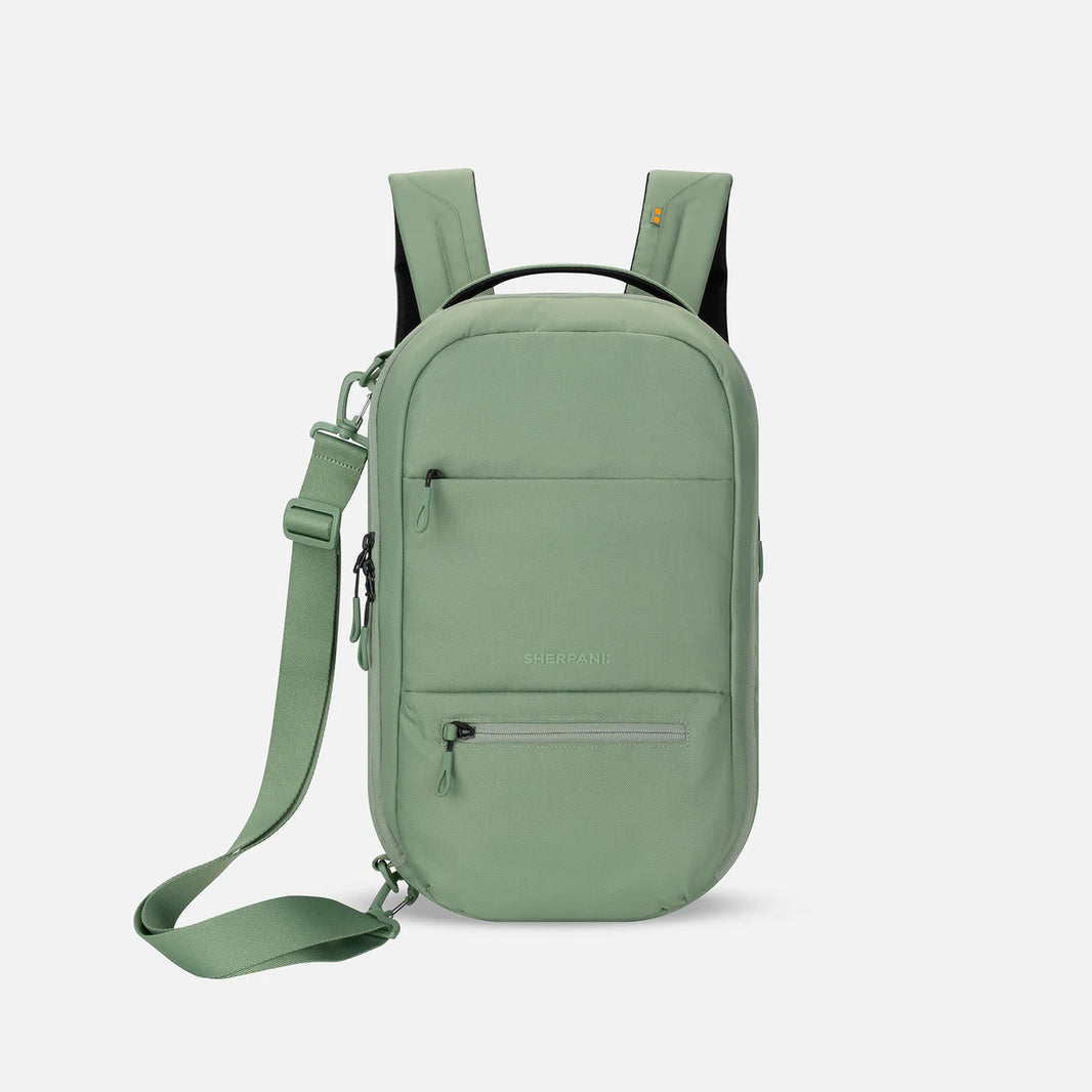 Olivine Green Anti-Theft Backpack (Camden-Pro) | Sherpani: