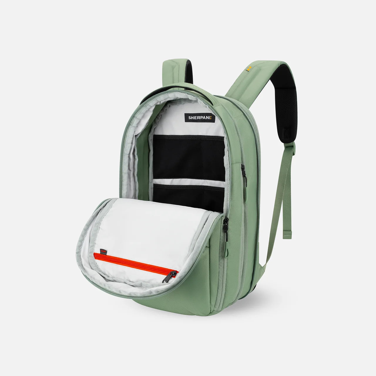 Olivine Green Anti-Theft Backpack (Camden-Pro) | Sherpani: