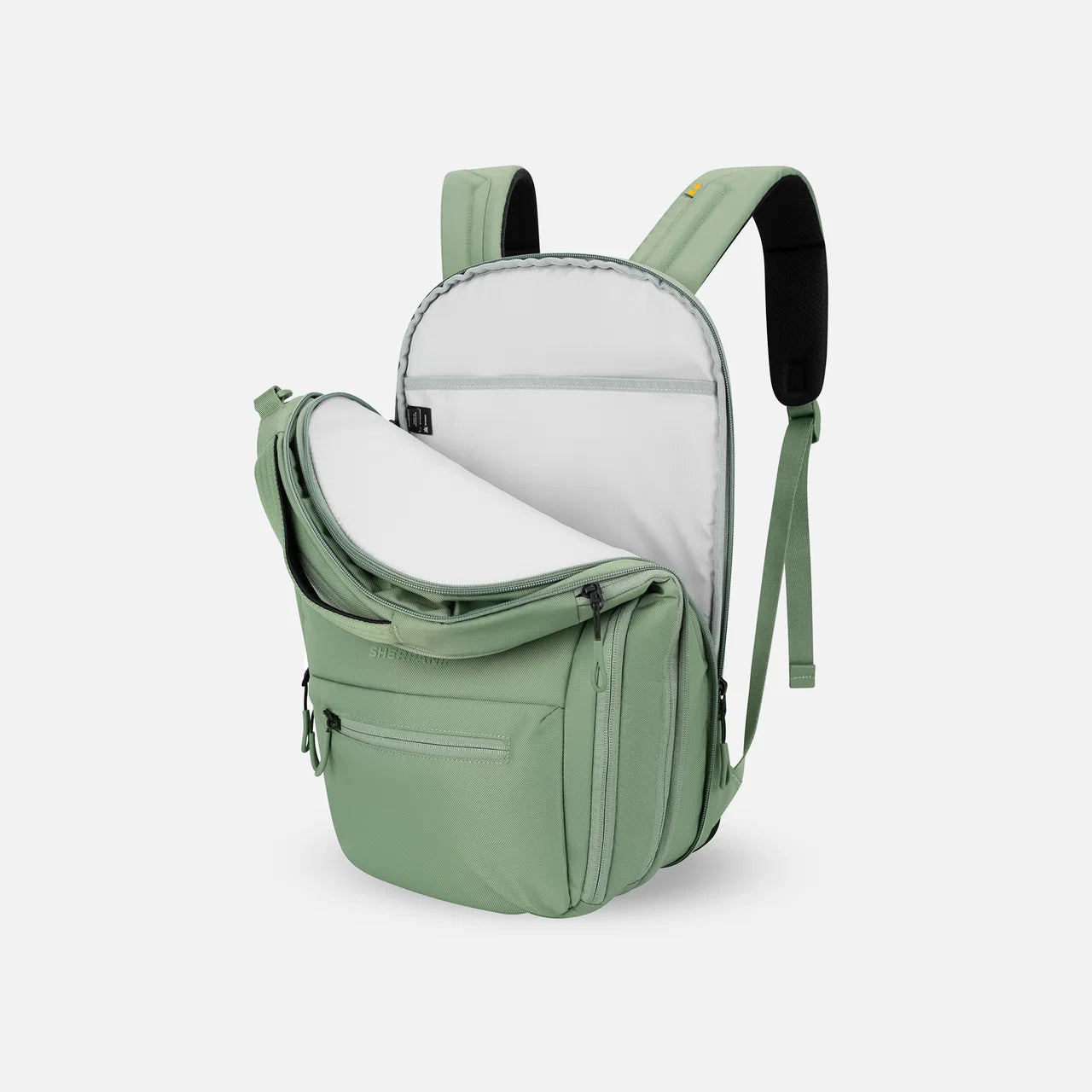 Olivine Green Anti-Theft Backpack (Camden-Pro) | Sherpani: