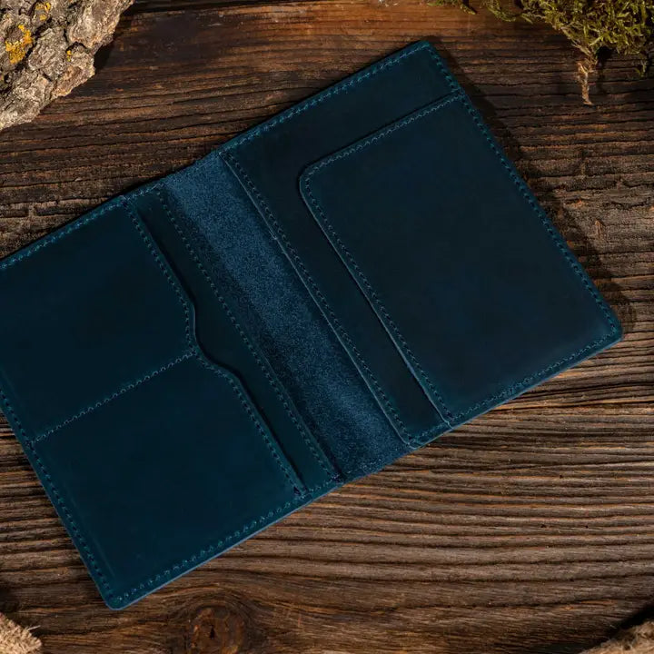 Passport Cover Genuine Leather Passport Holder Case