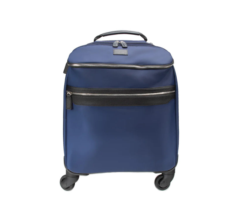 Morrison Briefcase Wheeled Trolley | Navy 4-Wheels Briefcase