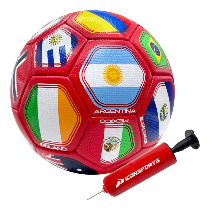 Country Flag Soccer Ball | Icon Sports