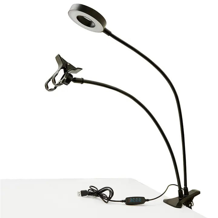 Live Streaming Kit (Phone Holder & Light) | Kikkerland Design Inc.