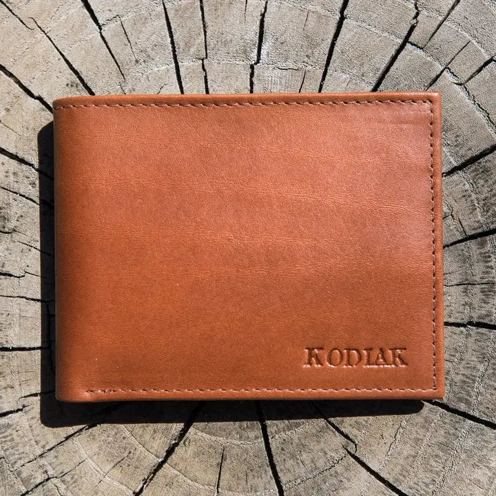 Slim RFID Bifold | Tan Wallet