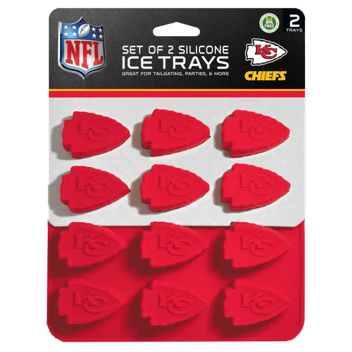 Kansas City Chiefs Ice Cube Tray 2-Pack
