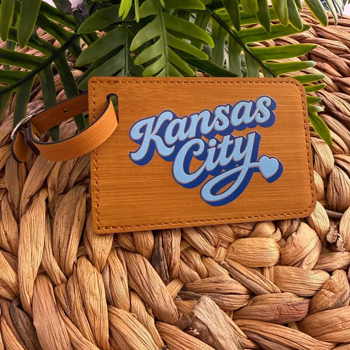 Kc Home Team Baseball Luggage Tag | Designed to Flaunt