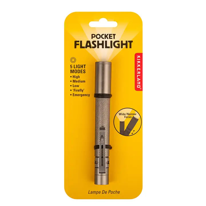 Pocket Flashlight | 5 Light Modes Pocket Flashlight