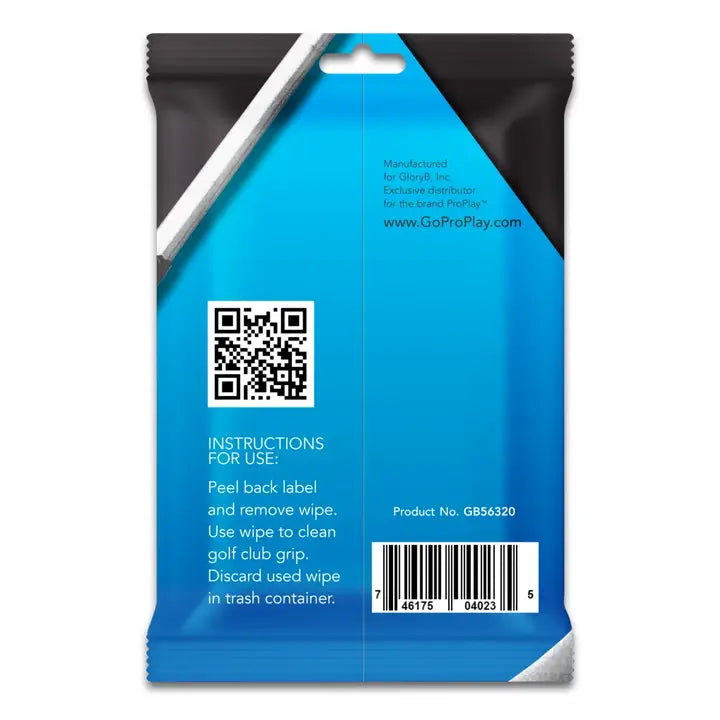Club Grip Cleaning Wipes (20 Wipes Pack) | ProPlay Golf