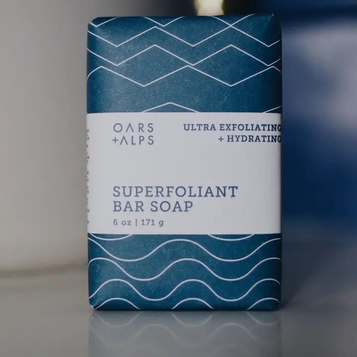 Superfoliant Exfoliating Men's Bar Soap | Oars + Alps