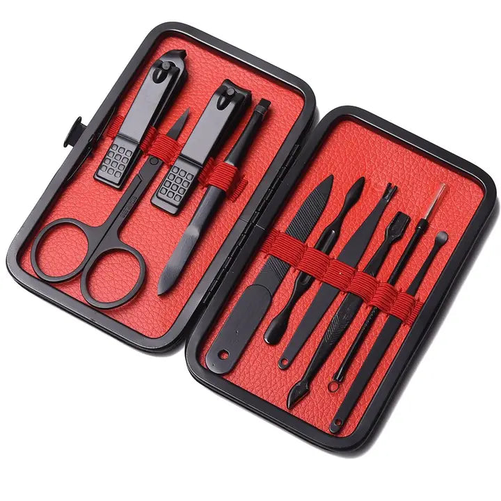Color Pop 10-Piece Men's Grooming Kit