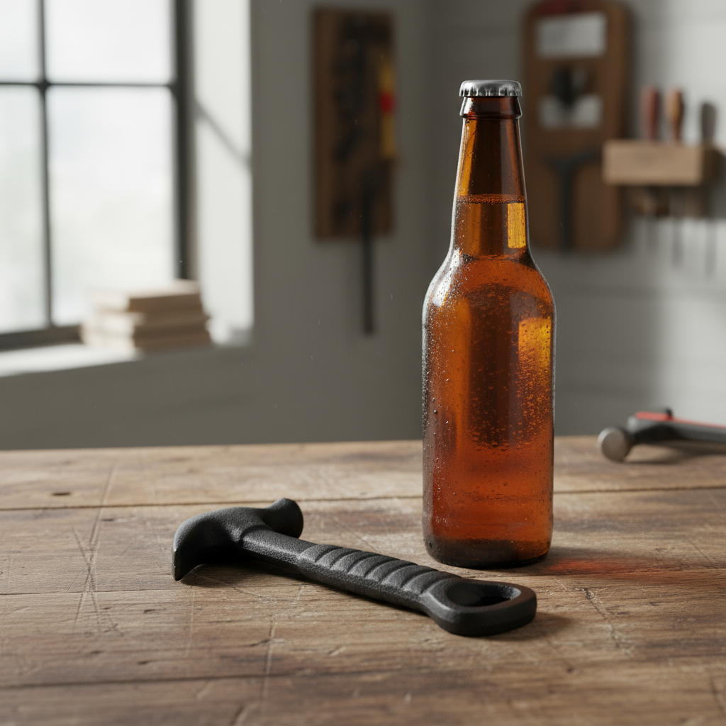Cast Iron Hammer Bottle Opener
