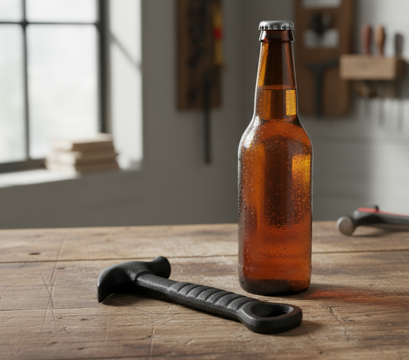Cast Iron Hammer Bottle Opener
