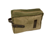 Recycled Military Tent Shaving Bag