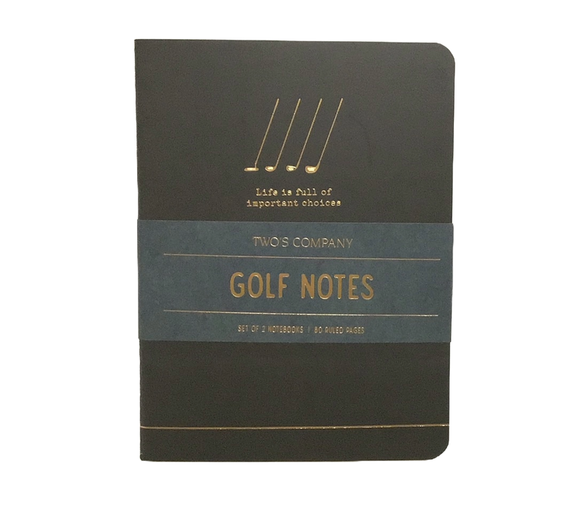 Golf Notes - Set of Two Notebooks