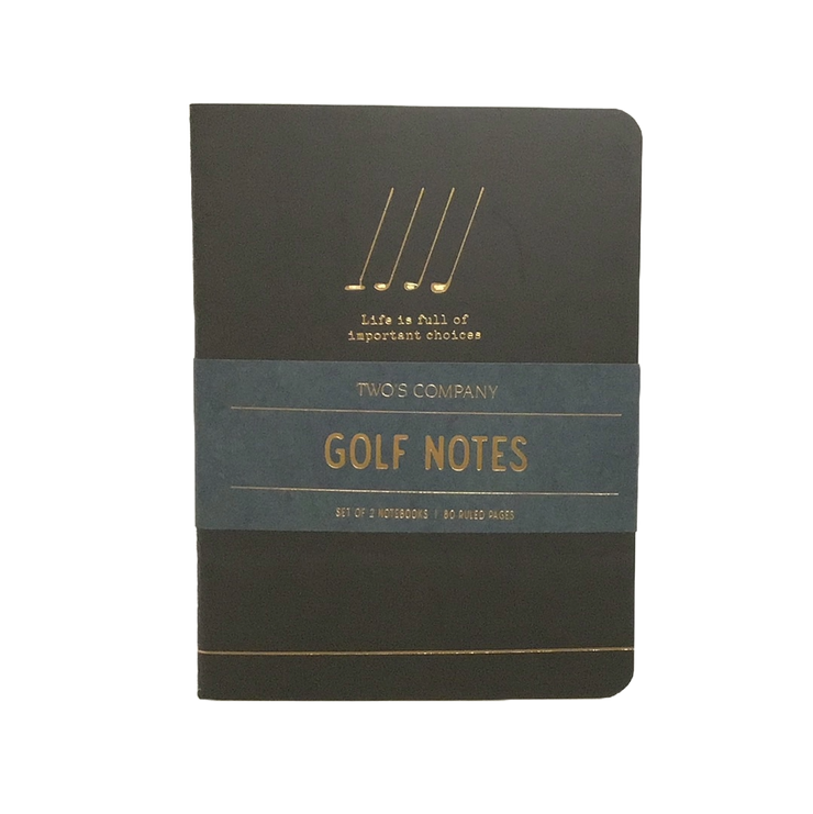 Golf Notes - Set of Two Notebooks