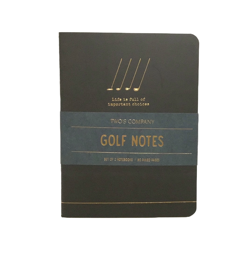 Golf Notes - Set of Two Notebooks