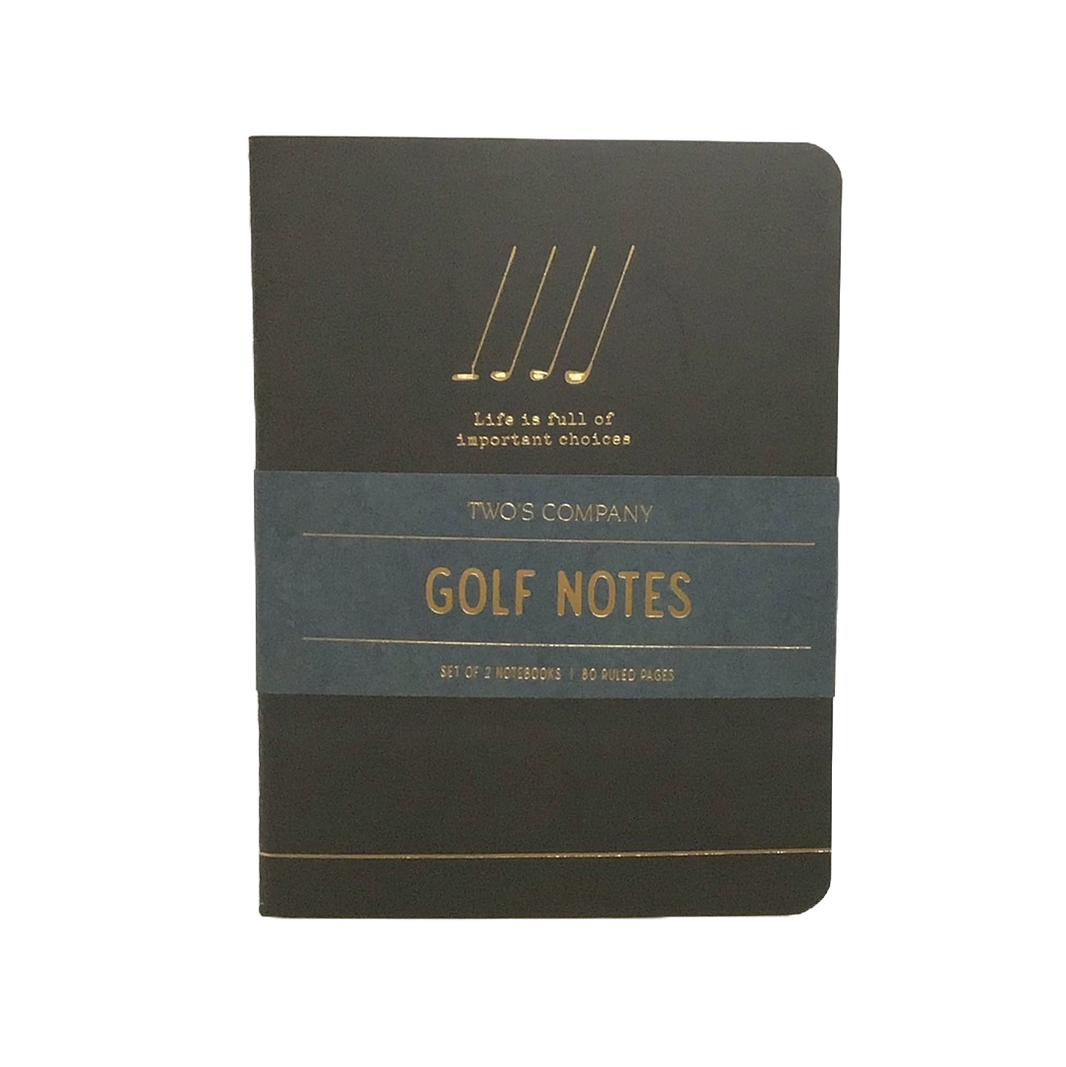 Golf Notes - Set of Two Notebooks