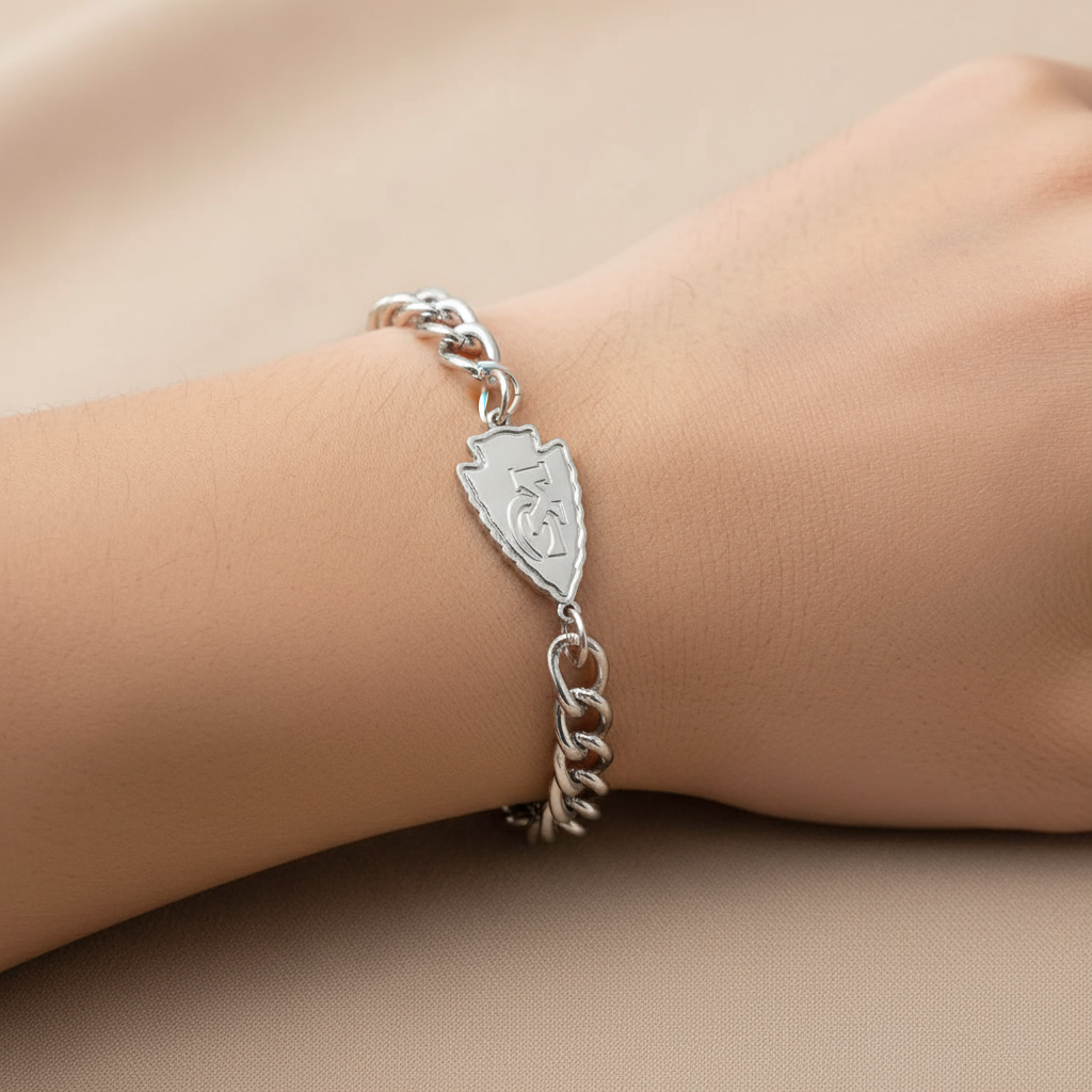 Kansas City Chiefs Chain Link Bracelet