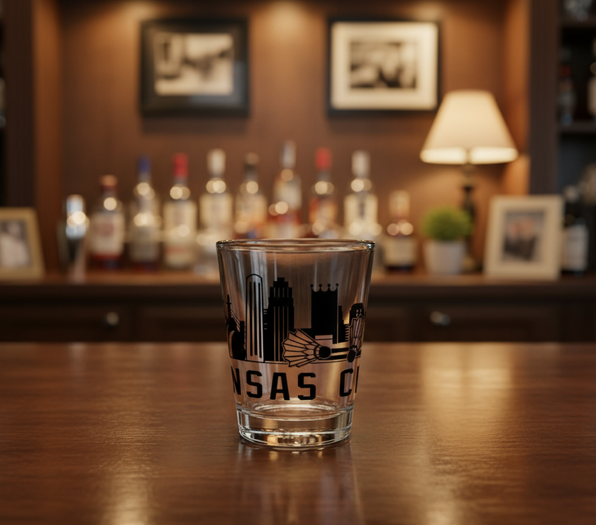 Kansas City Skyline Shot Glass