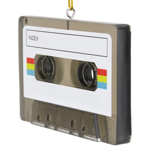 Retro Cassette Tape Ornament