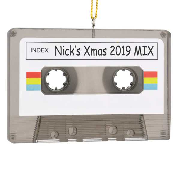 Retro Cassette Tape Ornament