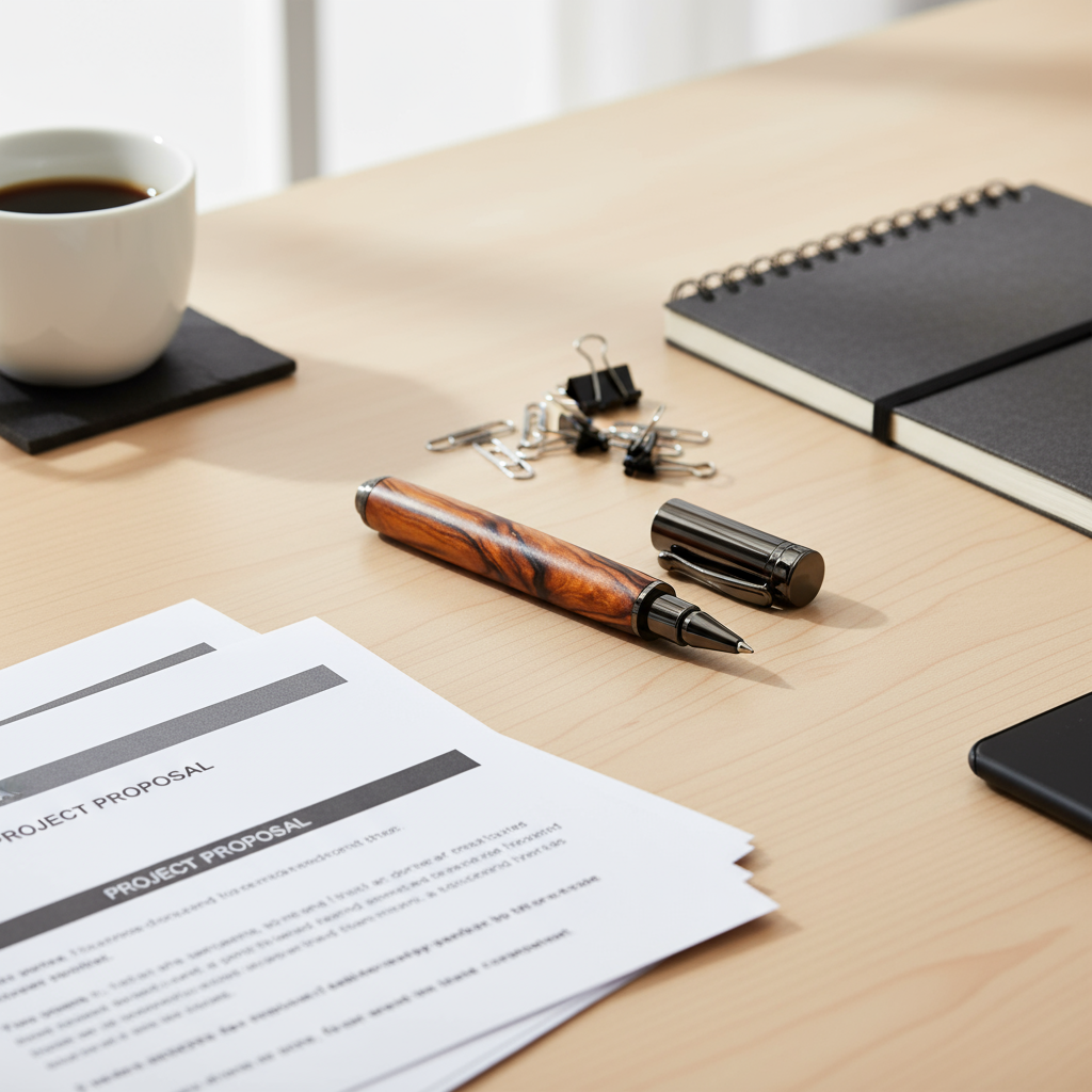 Desert Ironwood Gun Metal Rollerball