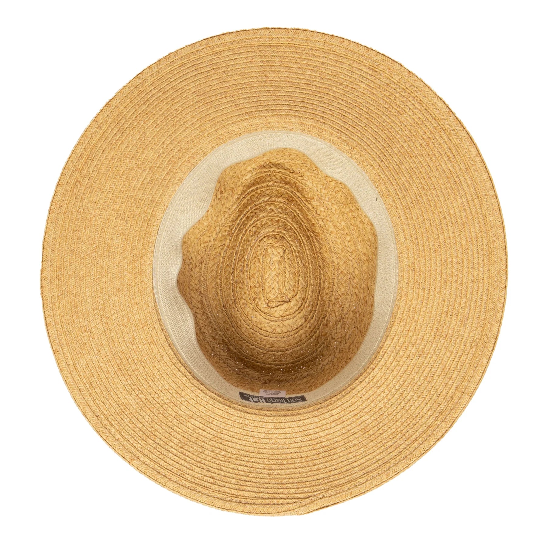 Men's Ultra braid Panama with Jacquard Trim (Natural)