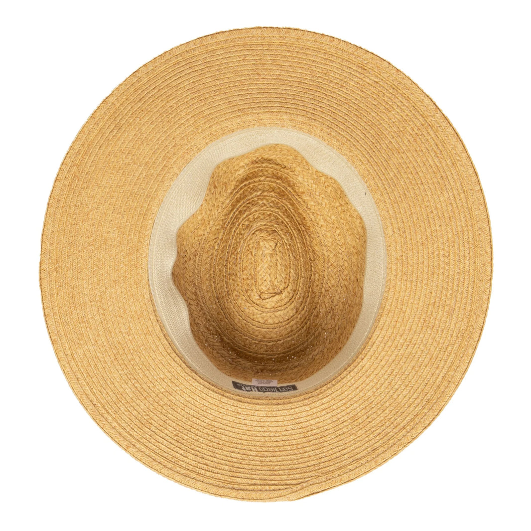 Men's Ultra braid Panama with Jacquard Trim (Natural)