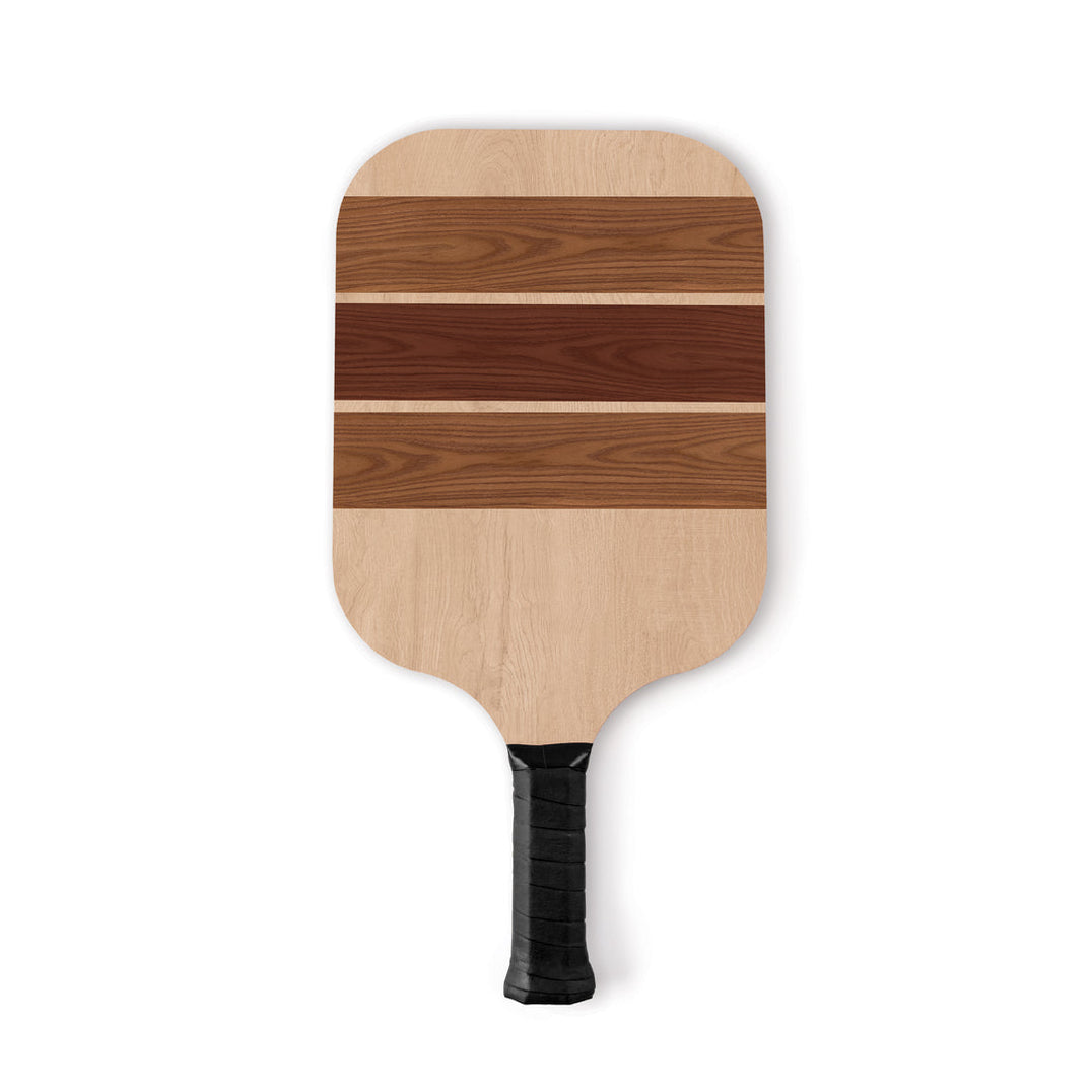 Wooden pickleball paddle