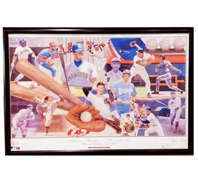 Framed America's Favorites Baseball Print