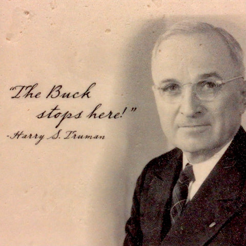 Harry S Truman Quote Stone Magnet