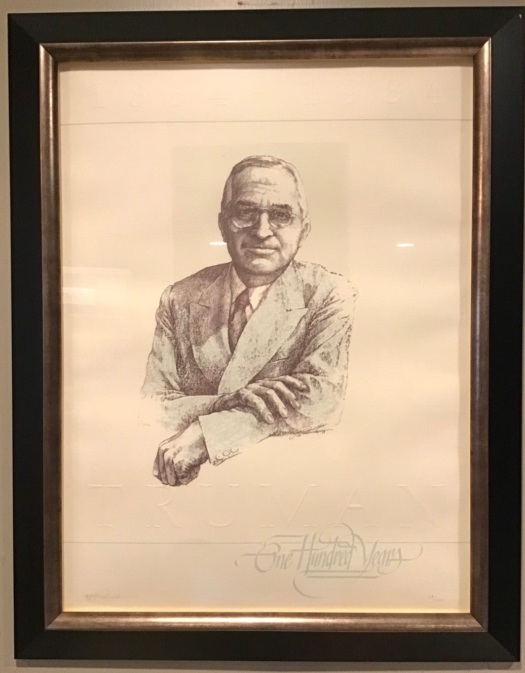 Harry S. Truman Framed Limited Edition Print | 28" x 22"