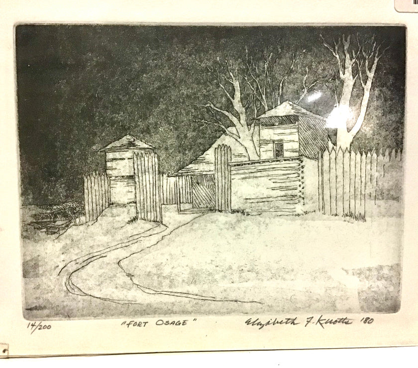 Fort Osage original signed & numbered print