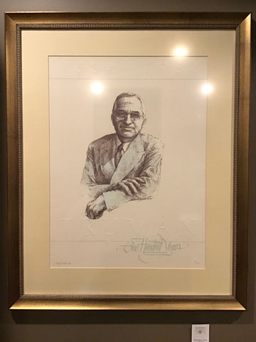 Harry S Truman 33" x 27" Framed Limited Edition Print