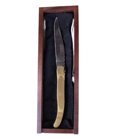 Coursolle Brass Single Blade Pocket Knife