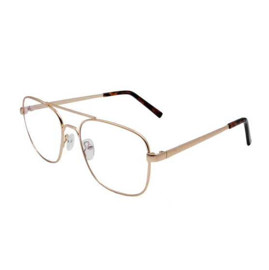 Gabriel + Simone Reading Glasses - Screen Light Blockers - Viper Gold