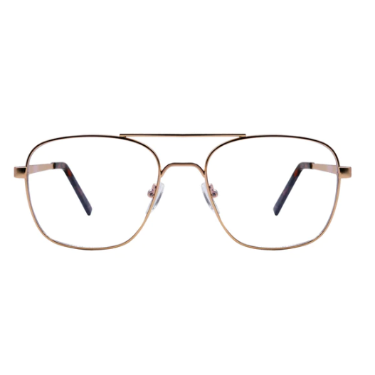 Gabriel + Simone Reading Glasses - Screen Light Blockers - Viper Gold