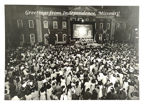 Independence - Gathering at The Eastern Jackson County Courthouse - Post Card